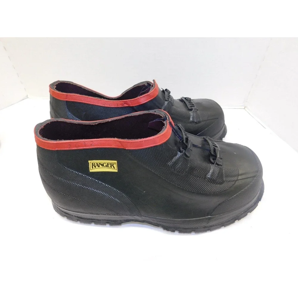 Ranger by Honeywell Rubber Galoshes Men's Overshoes Black Size 8 New.